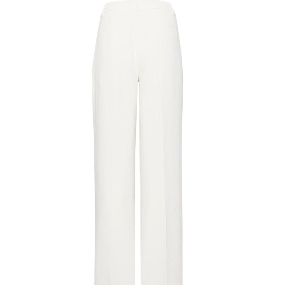 Aritzia Wilfred The Effortless Pant Curve-Fit Crepette Light Birch Size 0 - Picture 2 of 9